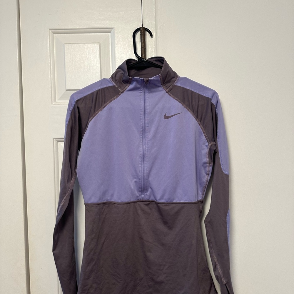 Nike Lavender and Charcoal Long Sleeve Top